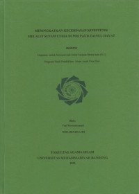 MENINGKATKAN KECERDASAN KINESTETIK DI POS PAUD ZAINUL HAYAT